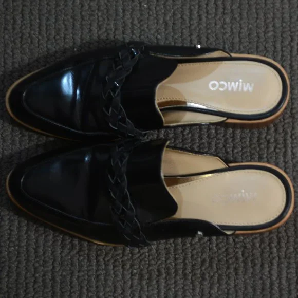 MIMCO l Black Patent Leather Slides/Mules - Size 38 - Picture 3 of 8